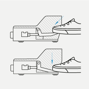 PS21-V0-M - Free movement of the lever