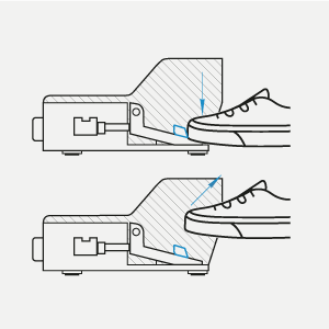 PS23-V0-M - Device to mantain the lever in lowered down position