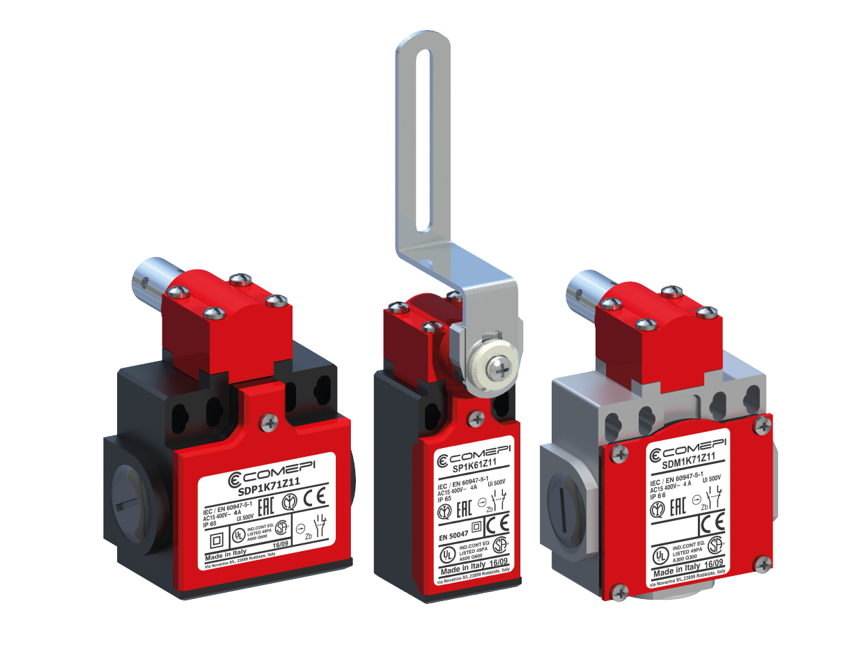 Hinge mounting safety limit switches