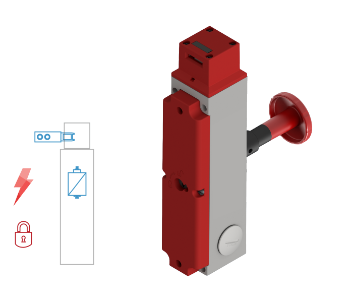 FEM E - A - ELECTRICAL INTERLOCK - REAR RELEASE BUTTON