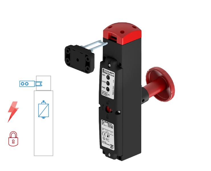 FEP - RFID - E - M20X1 - REAR RELEASE BUTTON